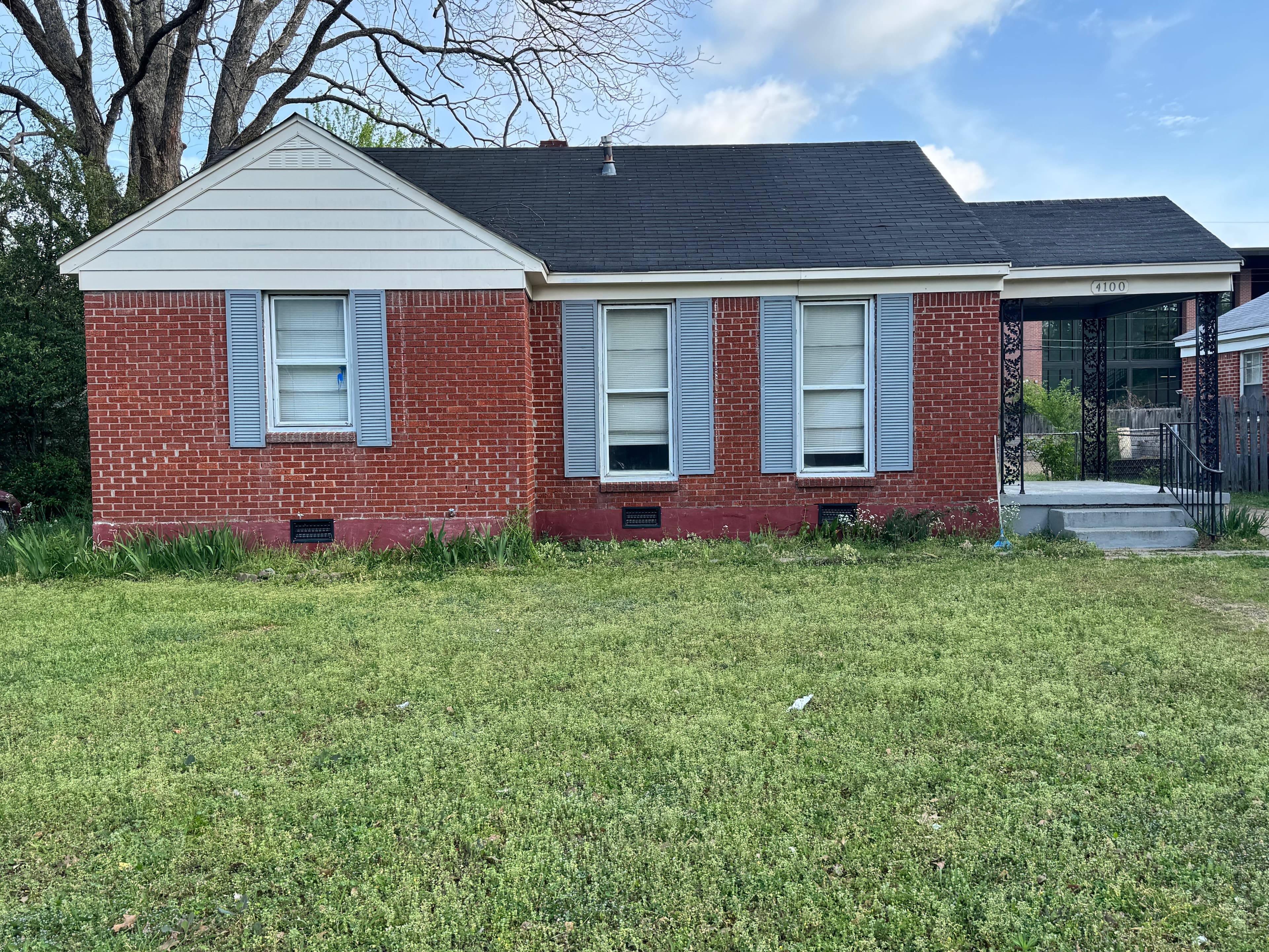 Casa de 3 habitaciones y 1 baño en 4100 Vaughn Rd, Memphis, TN 38122 | Financiamiento directo fácil con el propietario