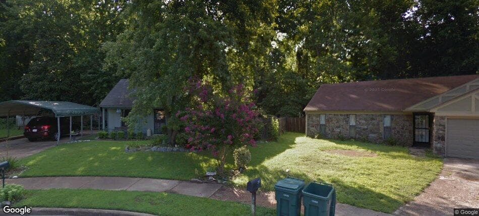 Casa de 3 Habitaciones y 2 Baños en Memphis, TN 38128 – 1,203 Pies Cuadrados