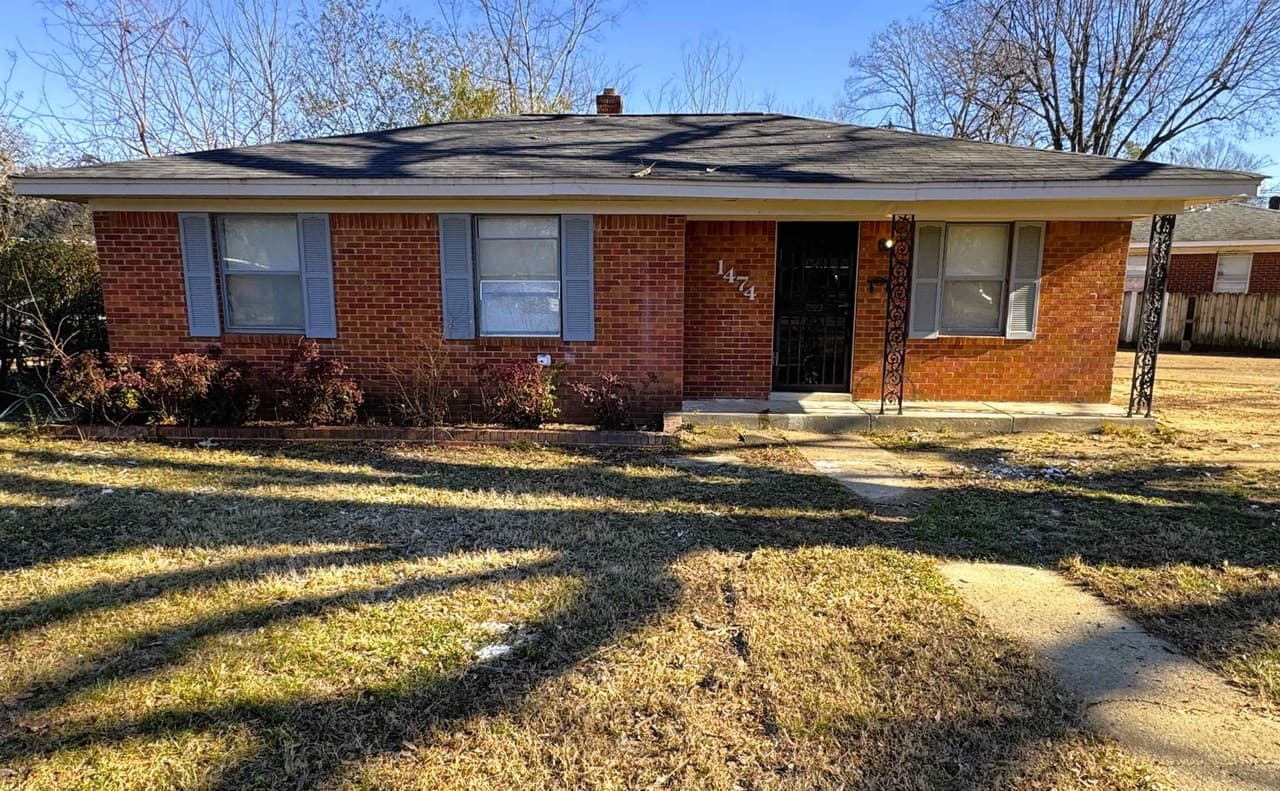 1474 N Graham St, Memphis TN | Casa unifamiliar de 3 dormitorios